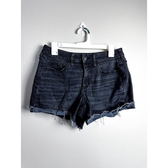 Universal Thread High Rise Black Denim Shorts Womens 6 Jean 3in inseam - Picture 4 of 11